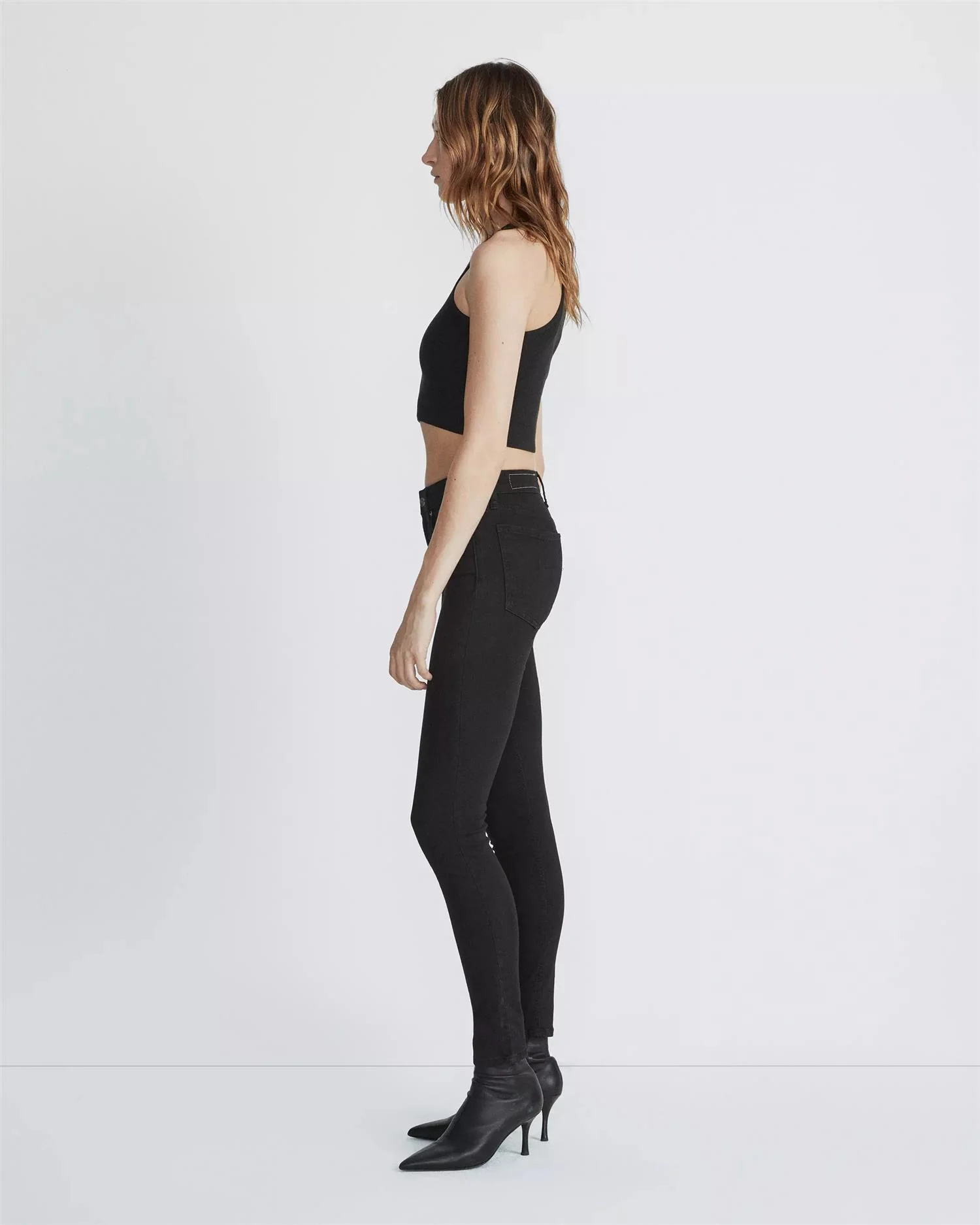 CATE MID-RISE ANKLE SKINNY Black - Image 3