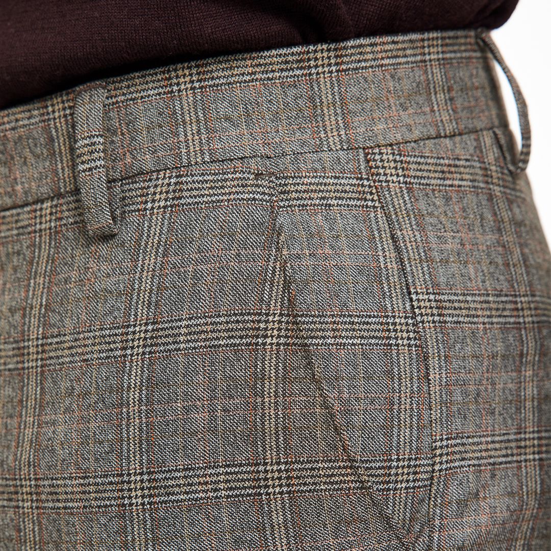 OSCAR 762 Light Brown Check - Image 6