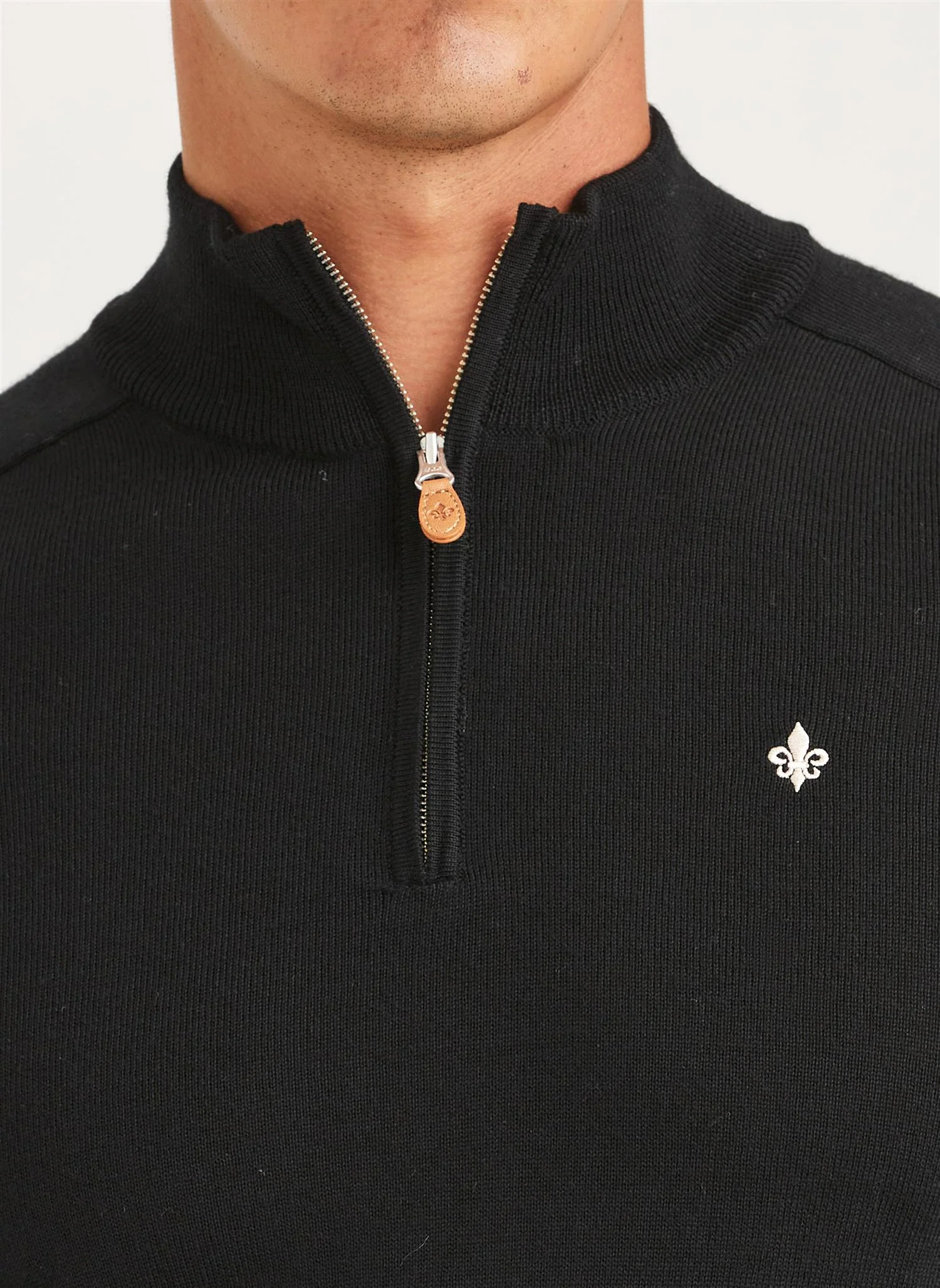 MERINO JOHN ZIP Black - Image 4