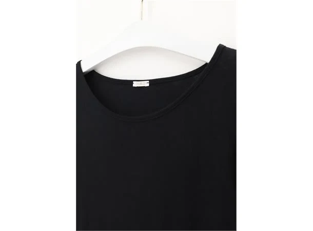 PERFECT LINE CASHMERE T-SHIRT L/SL MRL  Black - Image 3