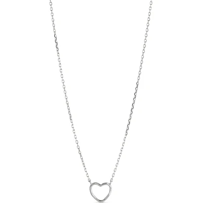 NECKLACE ORGANIC HEART Silver