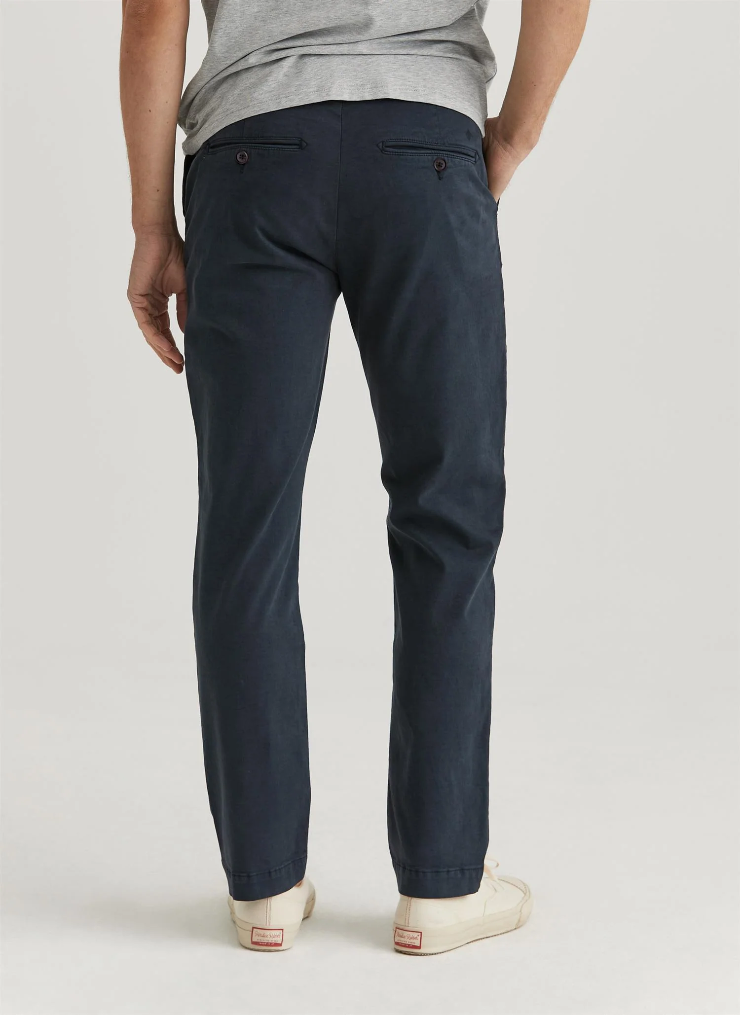 Jeffrey Brushed Chino Blue - Image 3