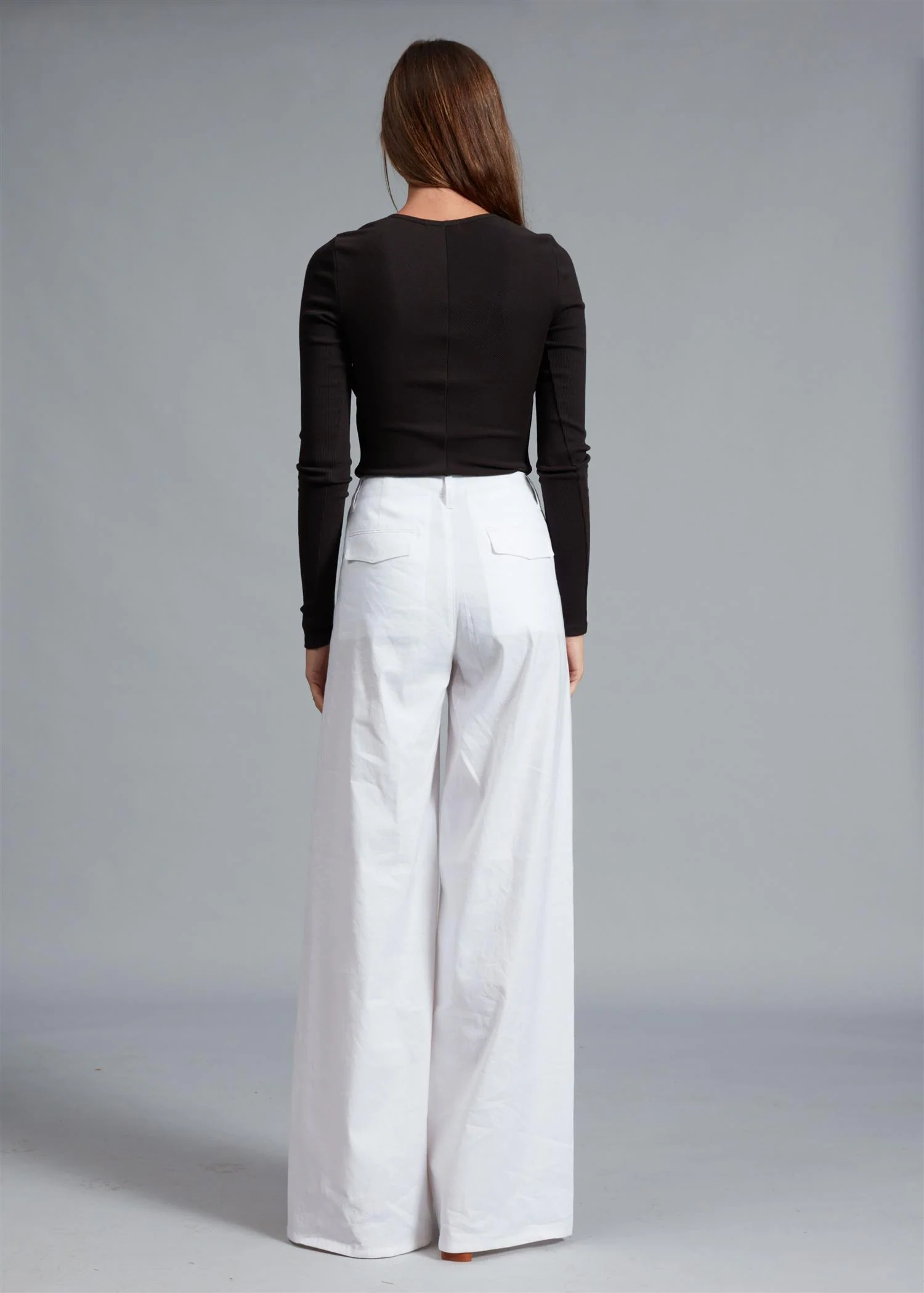 THE ESSENTIAL RIB VEE LS Black - Image 2