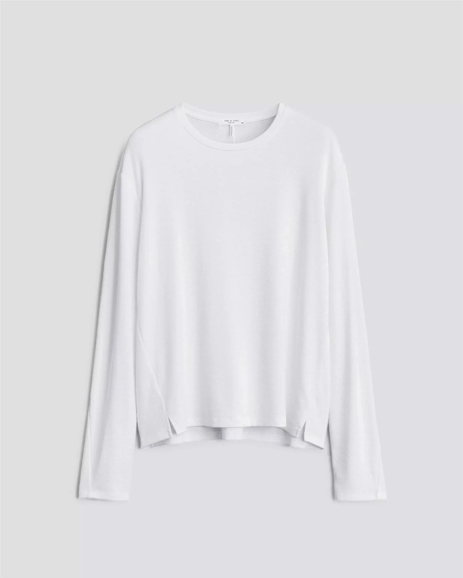 THE KNIT LONGSLEEVE TEE  White - Image 4