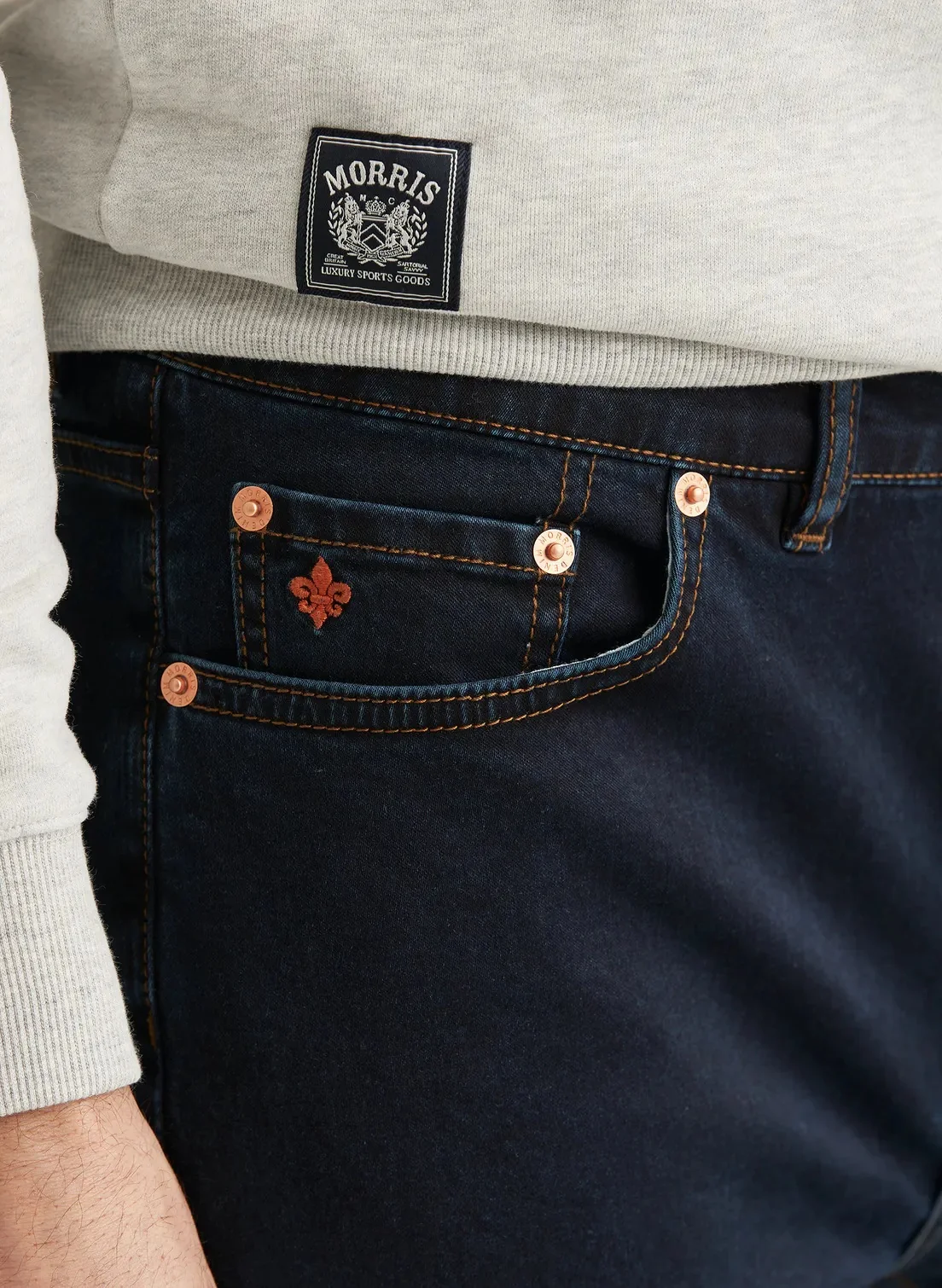 JAMES SATIN JEANS Rinse Wash - Image 4