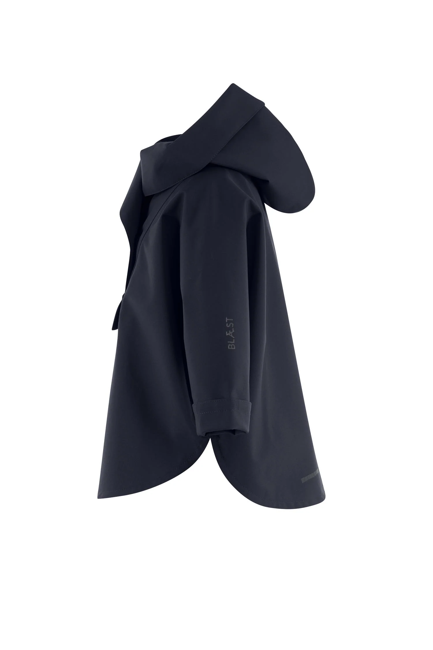 BERGEN MINI PONCHO Dark Navy - Image 3