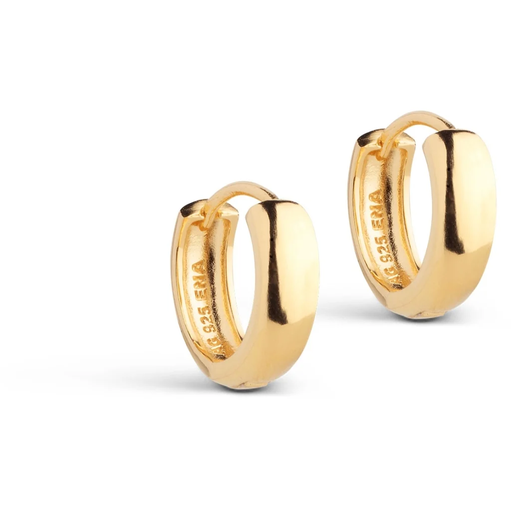 HOOPS, CLASSIC WIDE 15 MM Gold