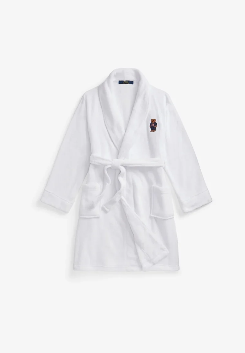 RLN BEAR PATCH ROBE White