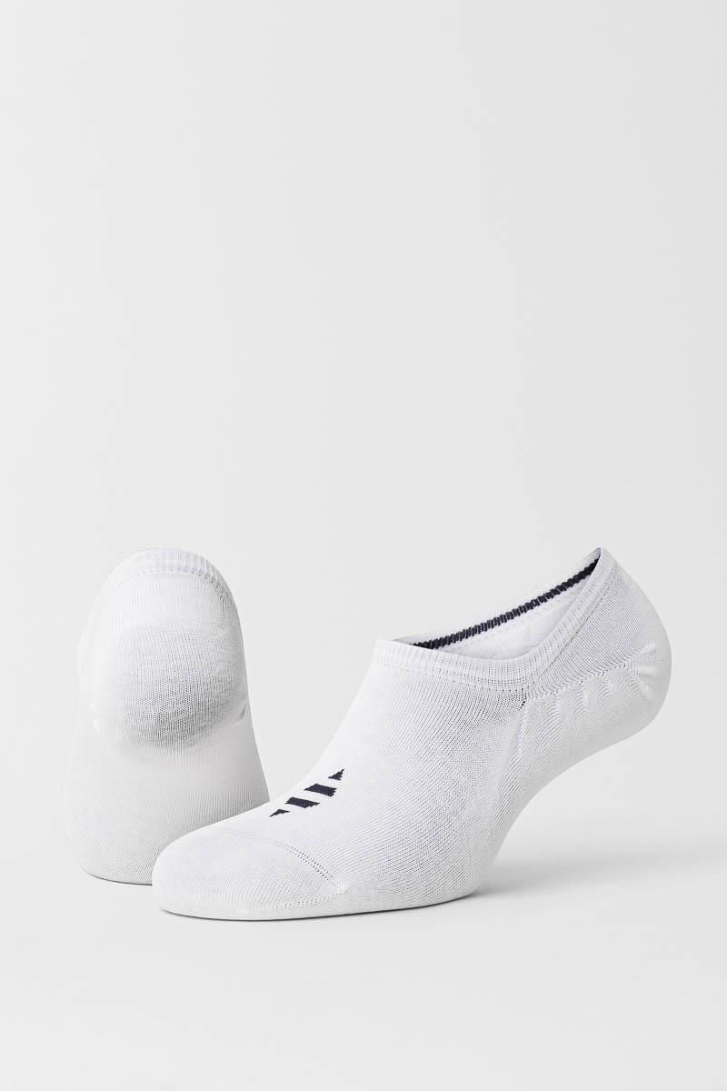 3PK Hans Erik Cotton Logo Liner  White