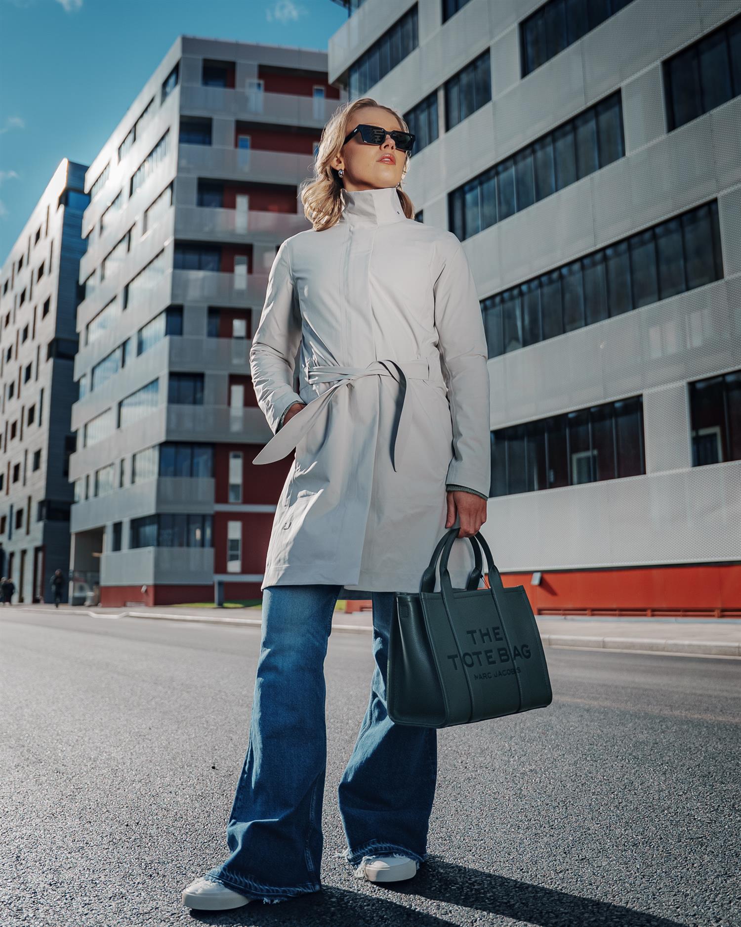 ELEKTRA COAT White Sand