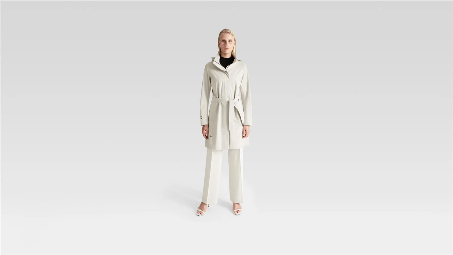 ELEKTRA COAT White Sand - Image 3