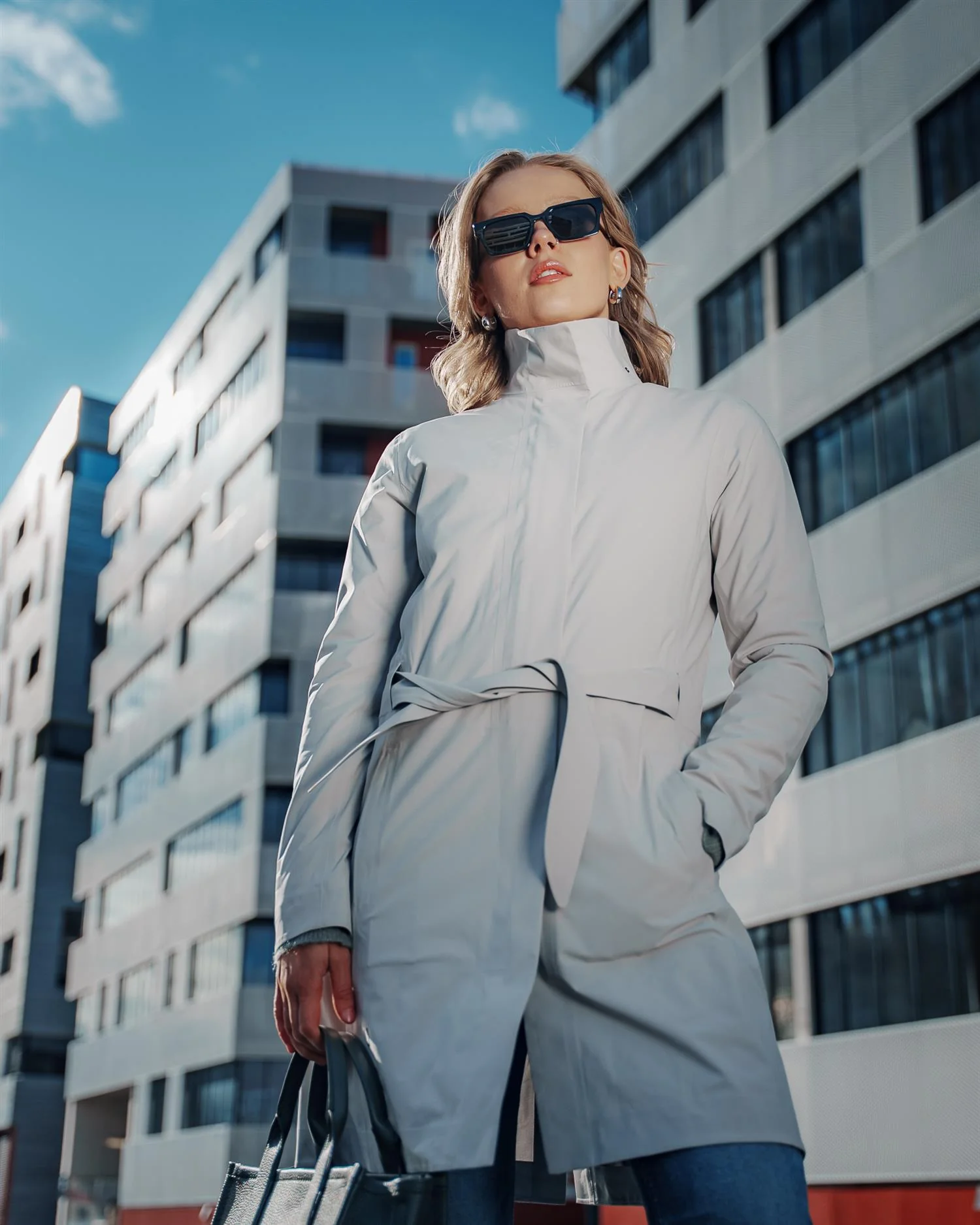 ELEKTRA COAT White Sand - Image 8