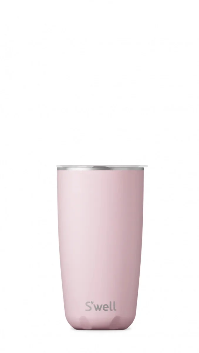 PINK TOPAZ TUMBLER WITH LID 18OZ Pink Topaz