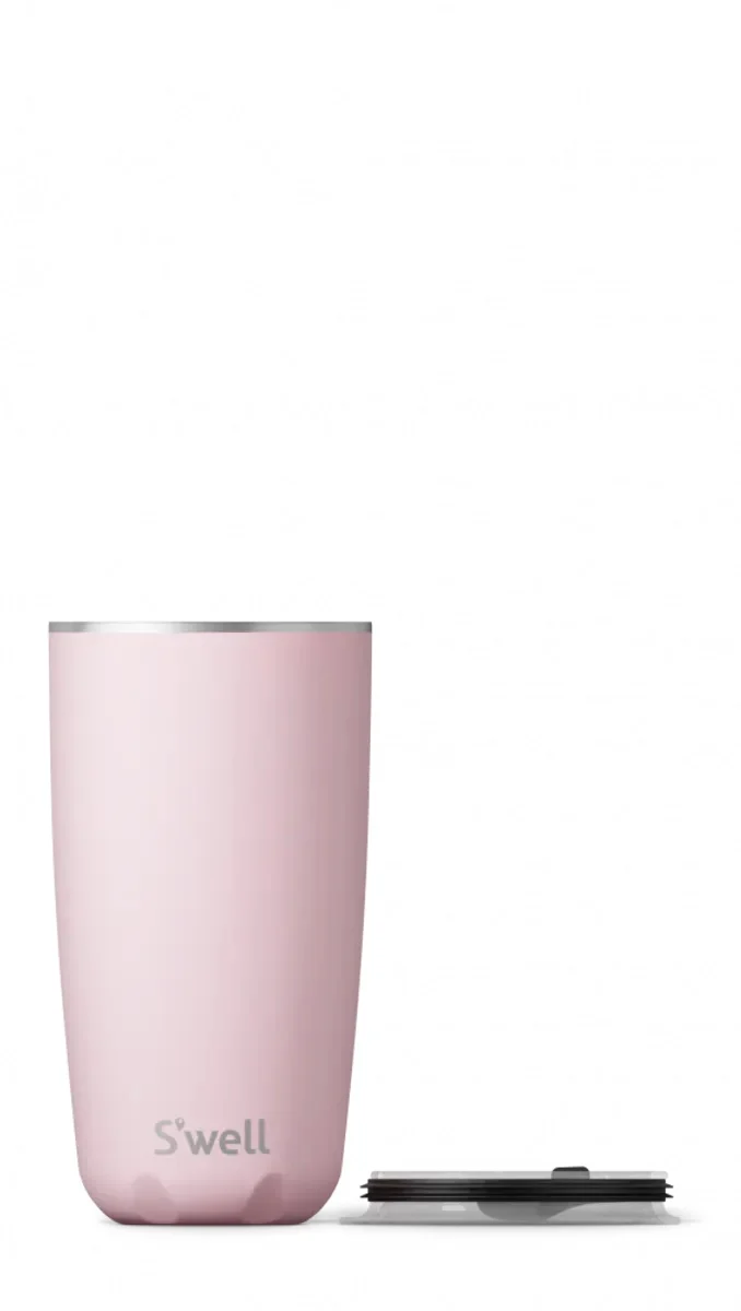 PINK TOPAZ TUMBLER WITH LID 18OZ Pink Topaz - Image 2